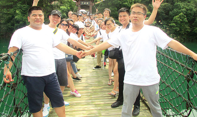 鞍山物聯網卡平臺之搜浪團隊柘林湖出游